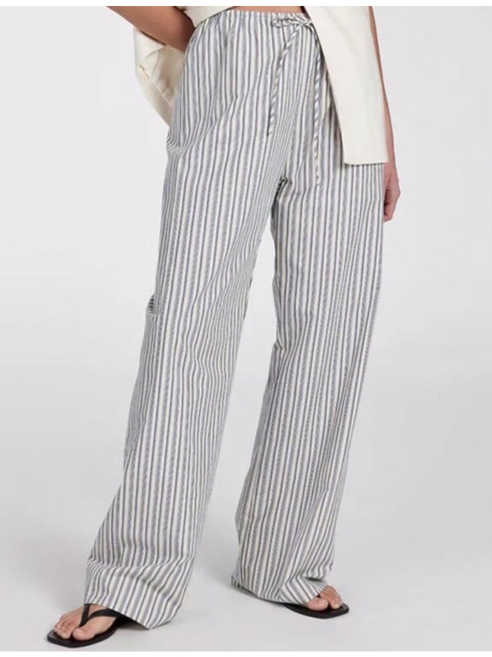 Nwt Dissh Ezra Blue Stripe Drawstring Pant